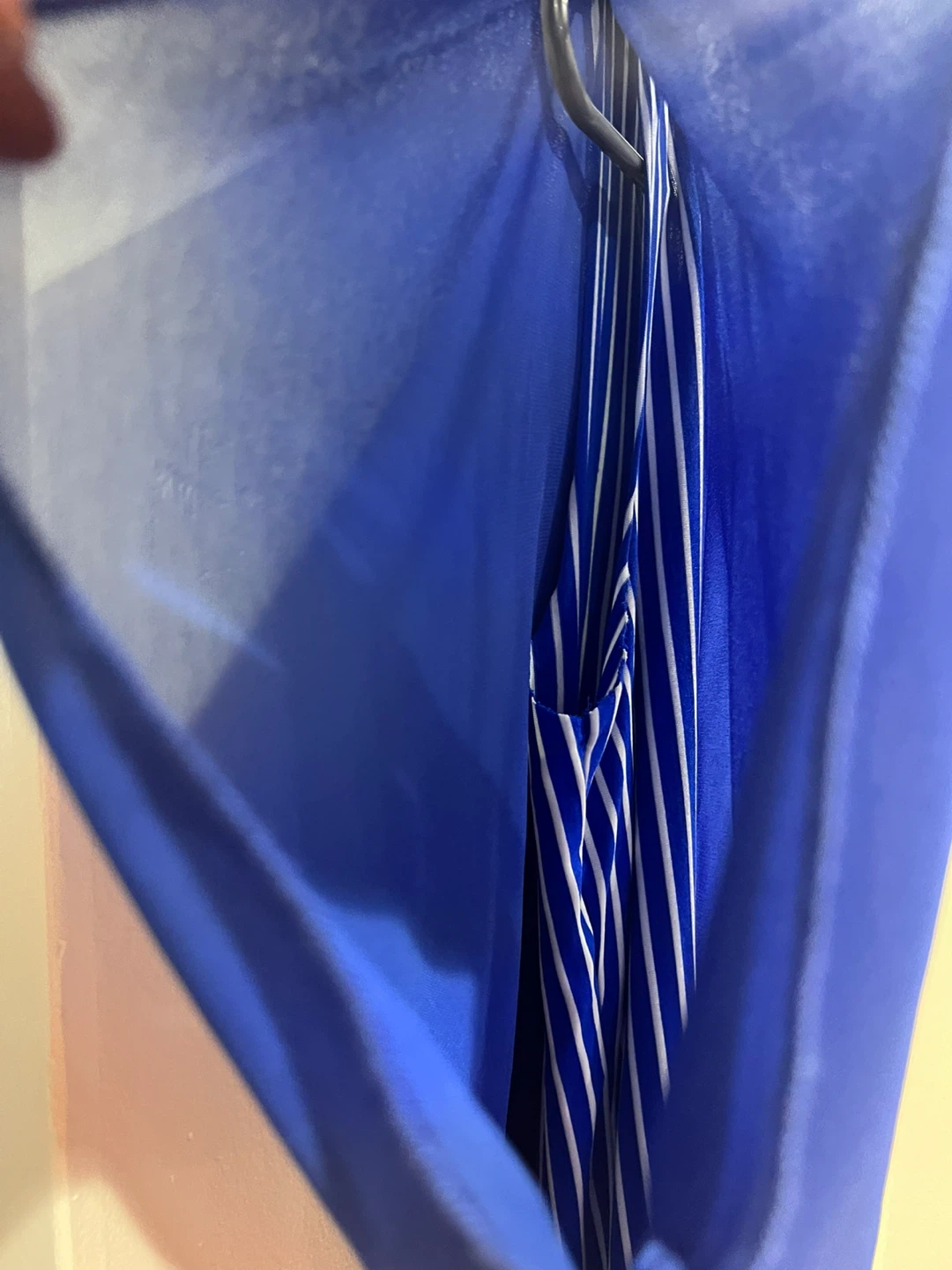 Blue and White Striped Dress - photo 4