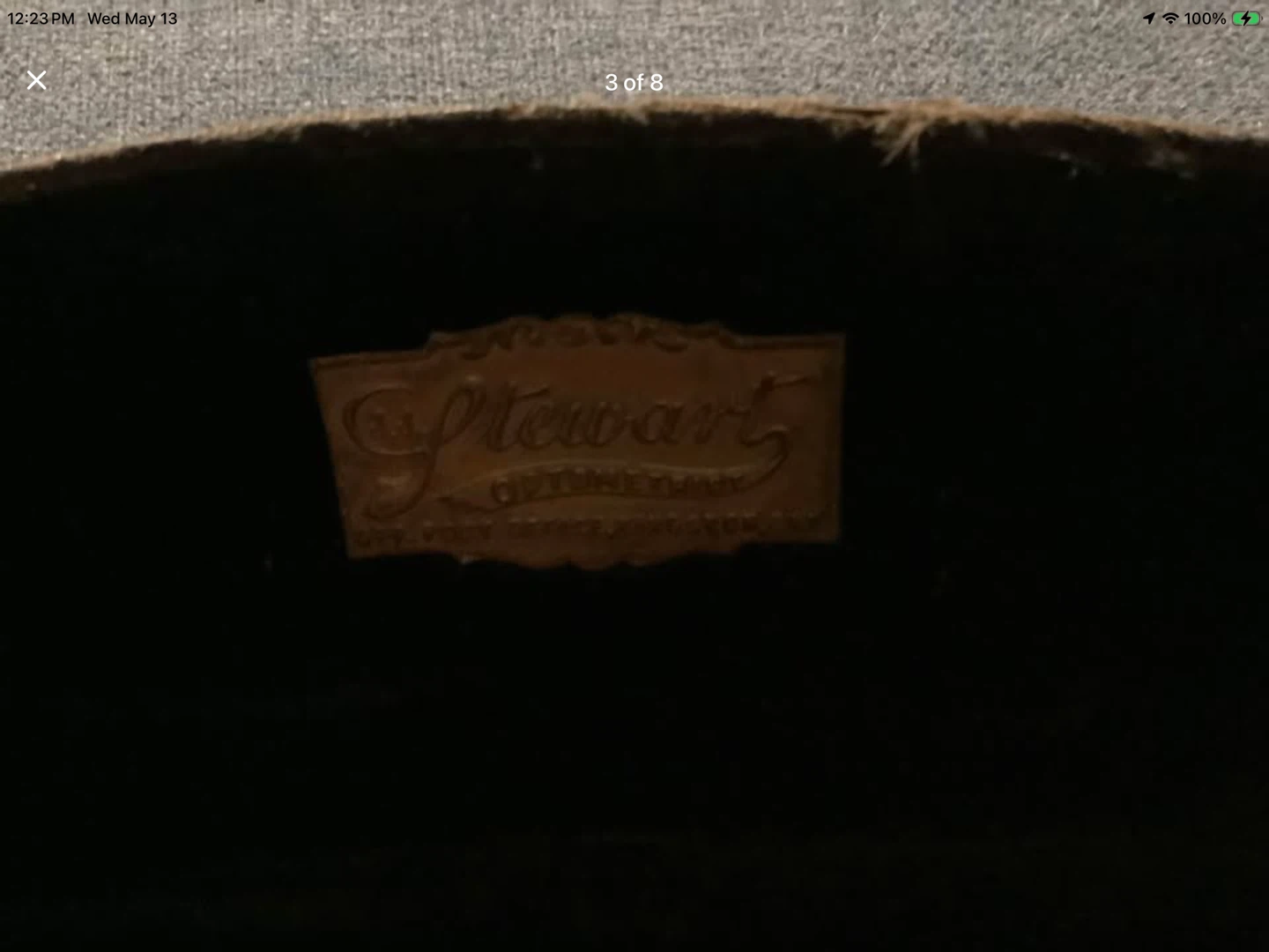 Ant/Vt Hard Bridge Glasses Orig Case JJ Stewart Kingston 🐞 - photo 2