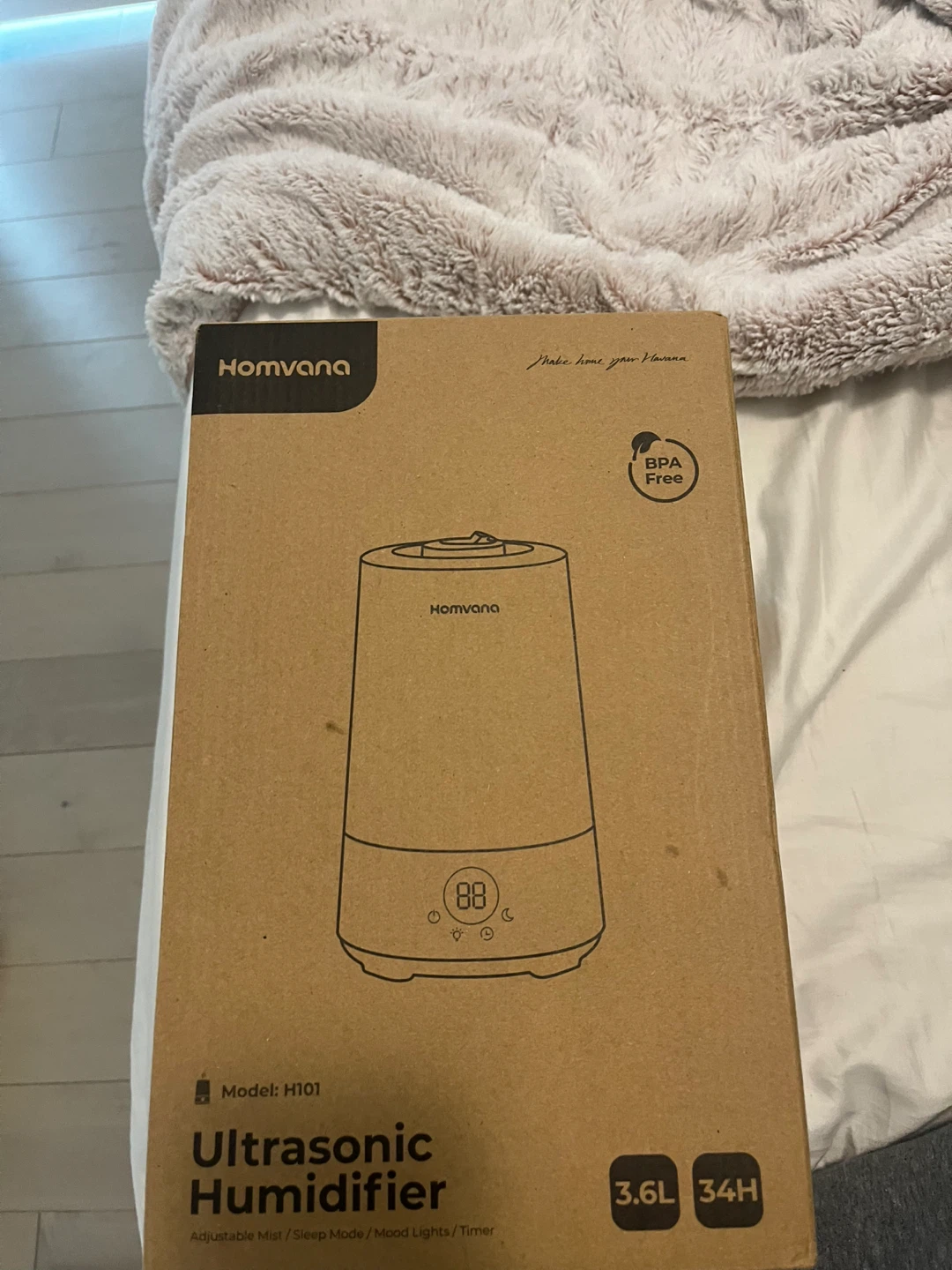 Homvana Ultrasonic Humidifier - Model H101
