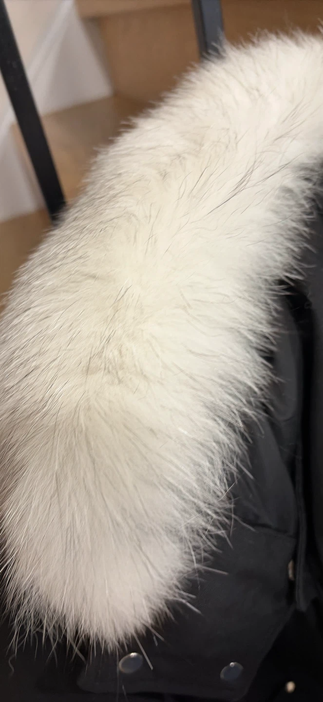Moose Knuckles Black Down Parka with Fur Trim - photo 4