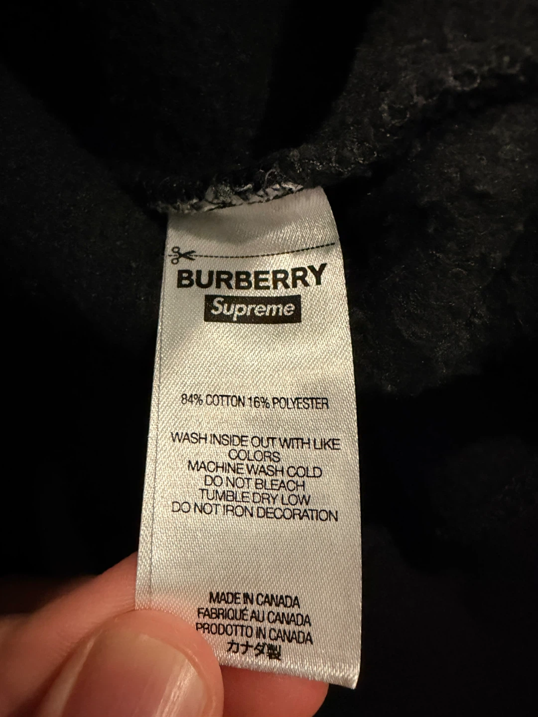 Supreme x Burberry Box Logo Hoodie - photo 5