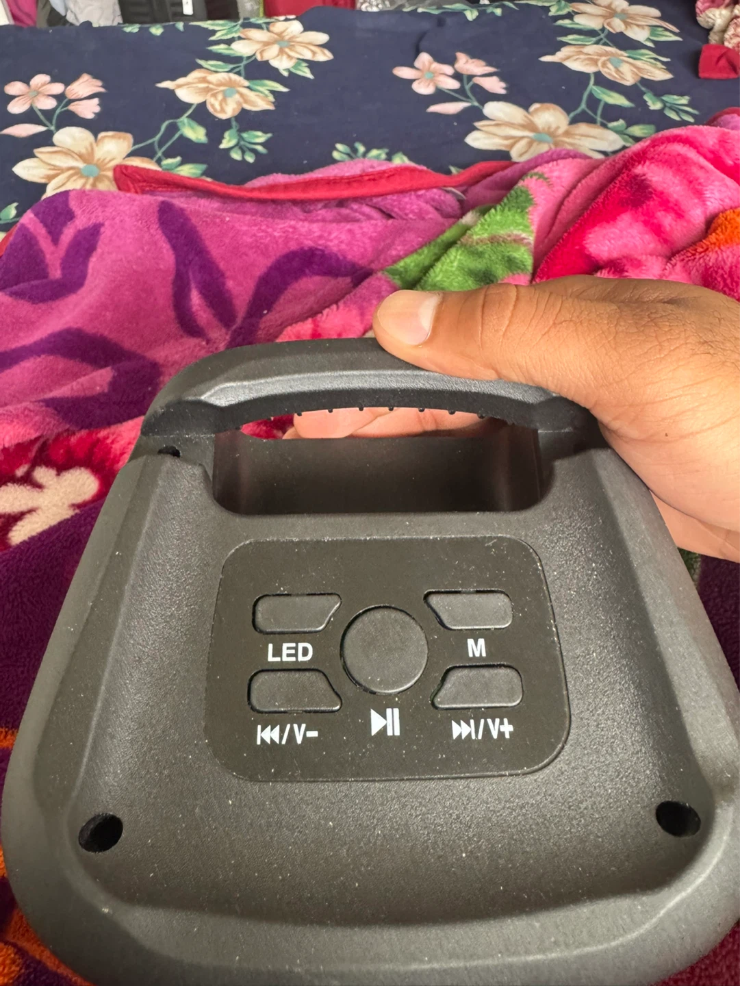 Portable Bluetooth Speaker with LED Lights - photo 2