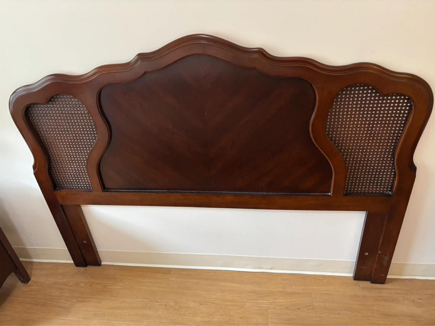 Vintage Queen Cane Headboard