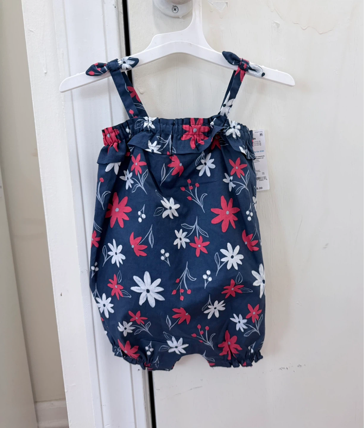 Carter's Floral Baby Romper-size 9 months