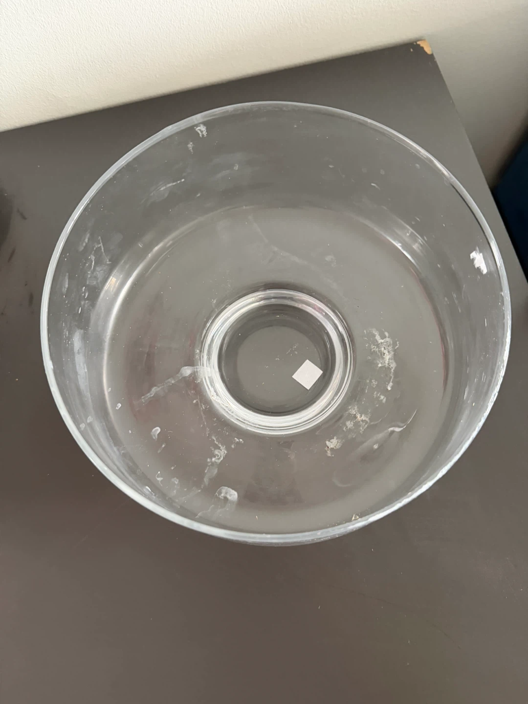 Clear Glass Punch Bowl