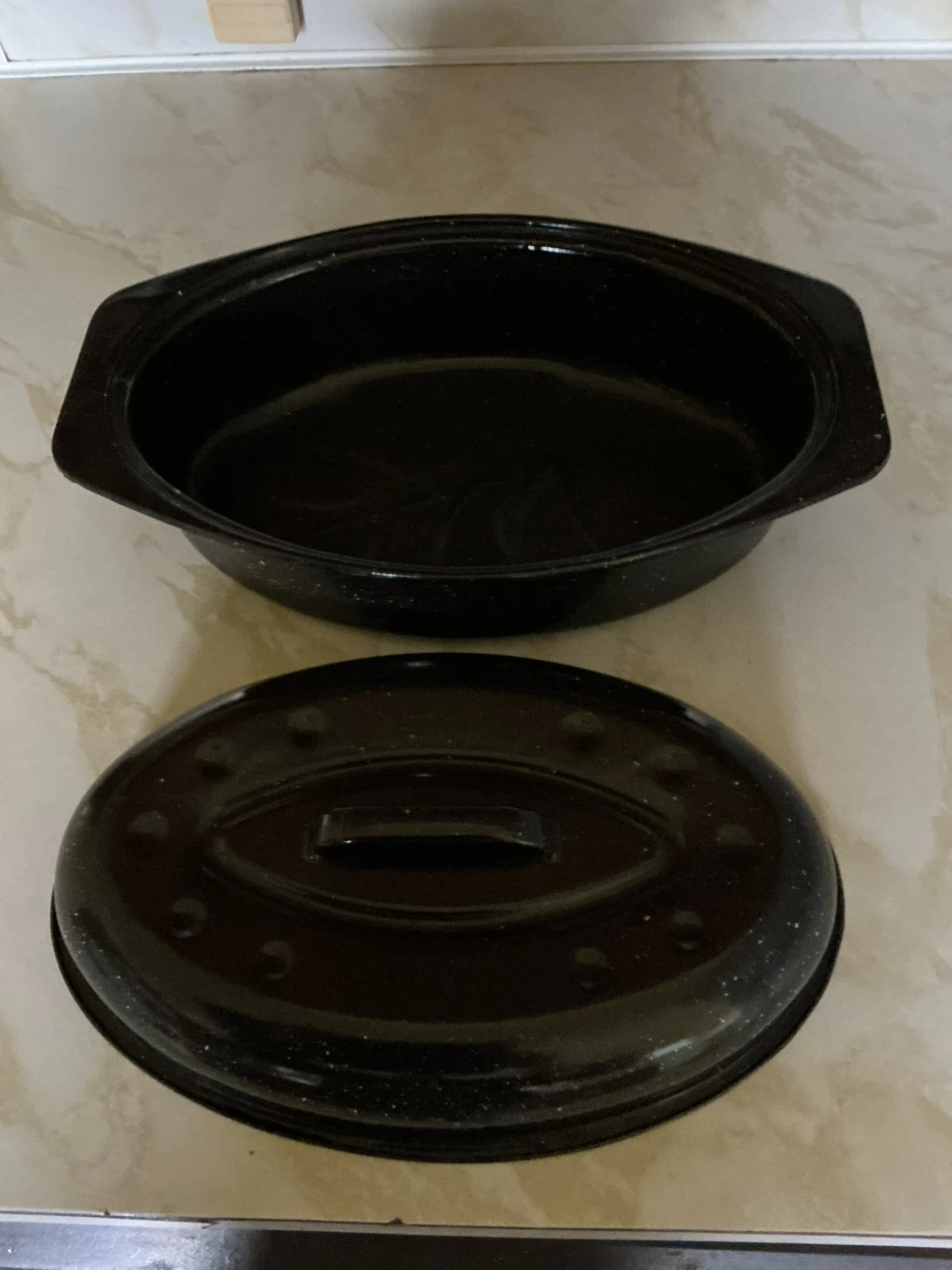 Small Roasting Pan with Lid