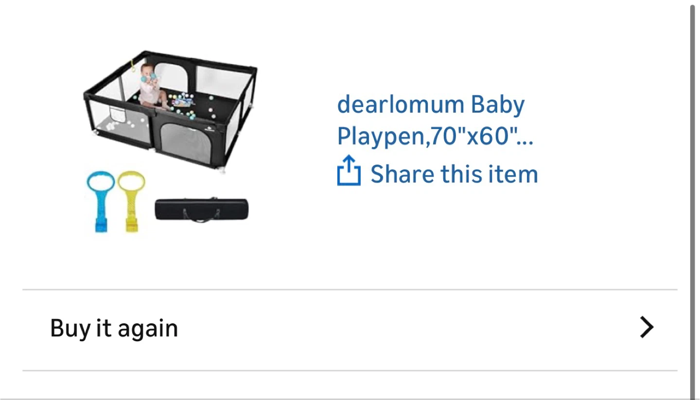 dearlomum Foldable Baby Playpen Extra Large - photo 3