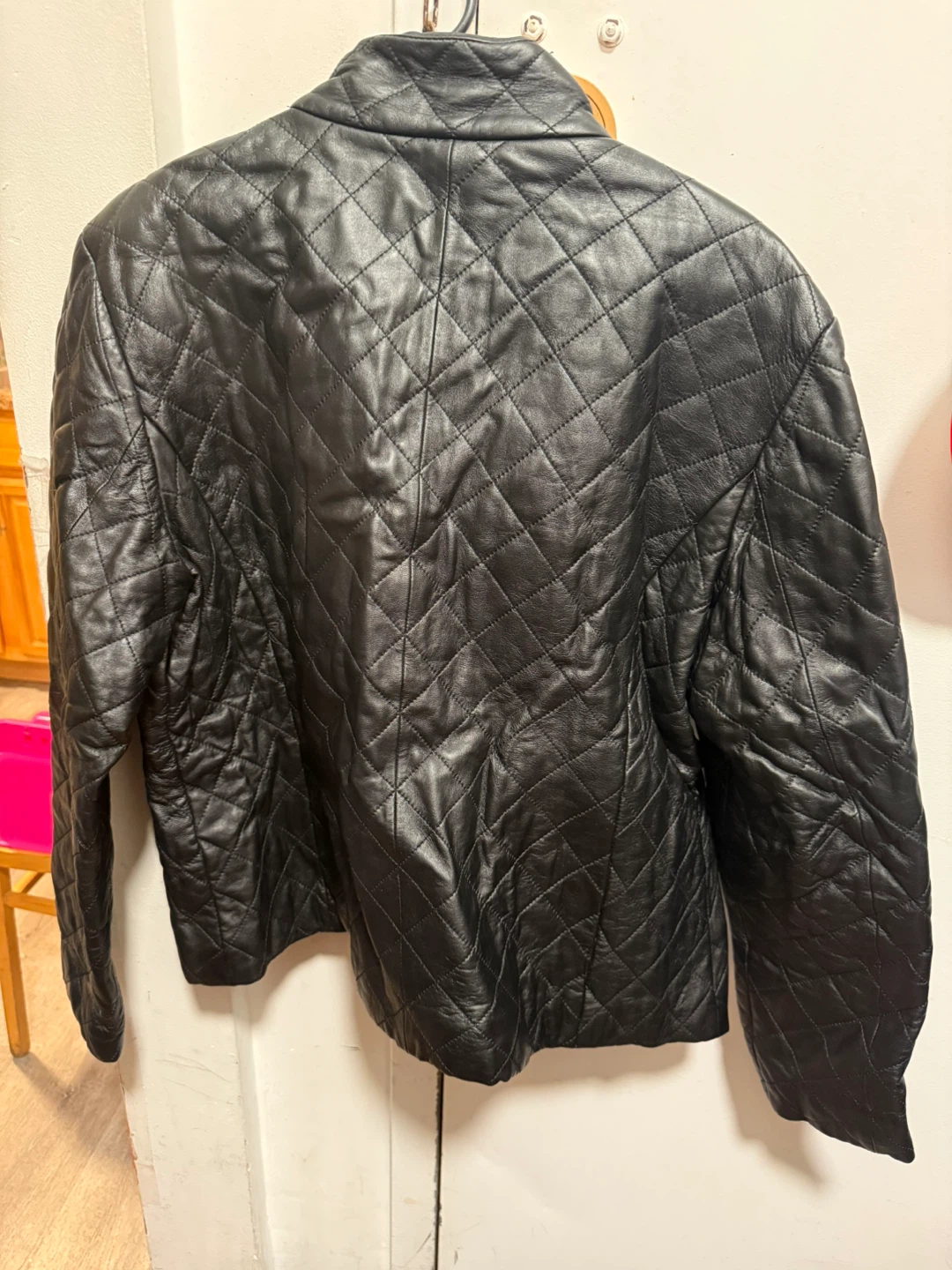 Coldwater Creek Quilted Leather Jacket XL - photo 5