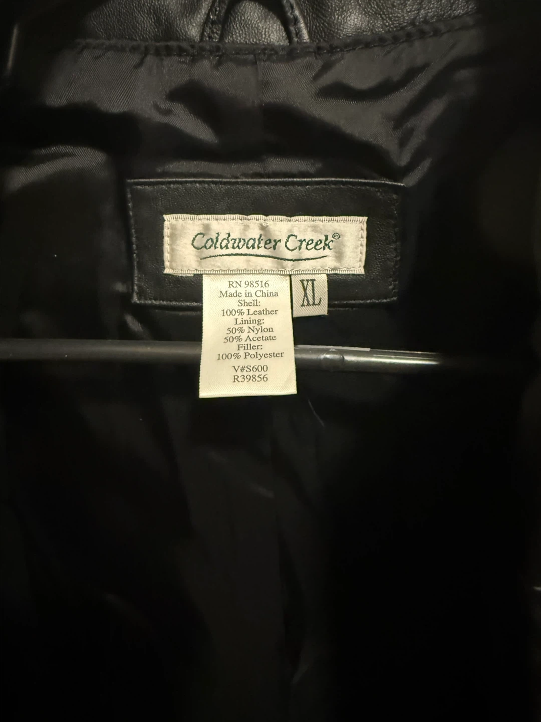 Coldwater Creek Quilted Leather Jacket XL - photo 4