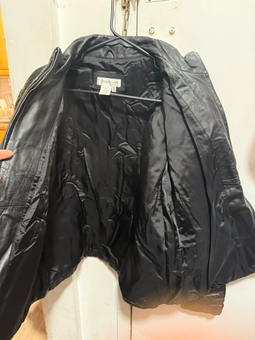 Coldwater Creek Quilted Leather Jacket XL - photo 3