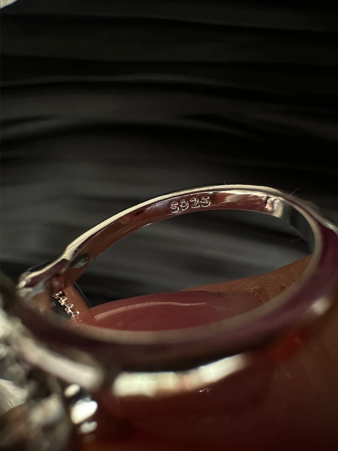 925 Silver Ring with Rhinestones - photo 3