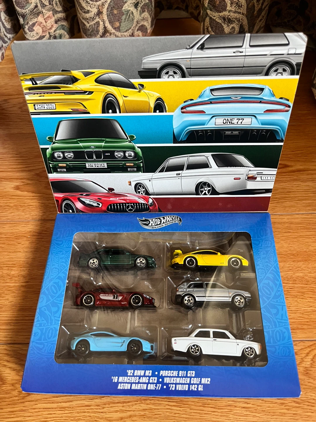 Hot Wheels Silver Series 6-Car Set - Porsche