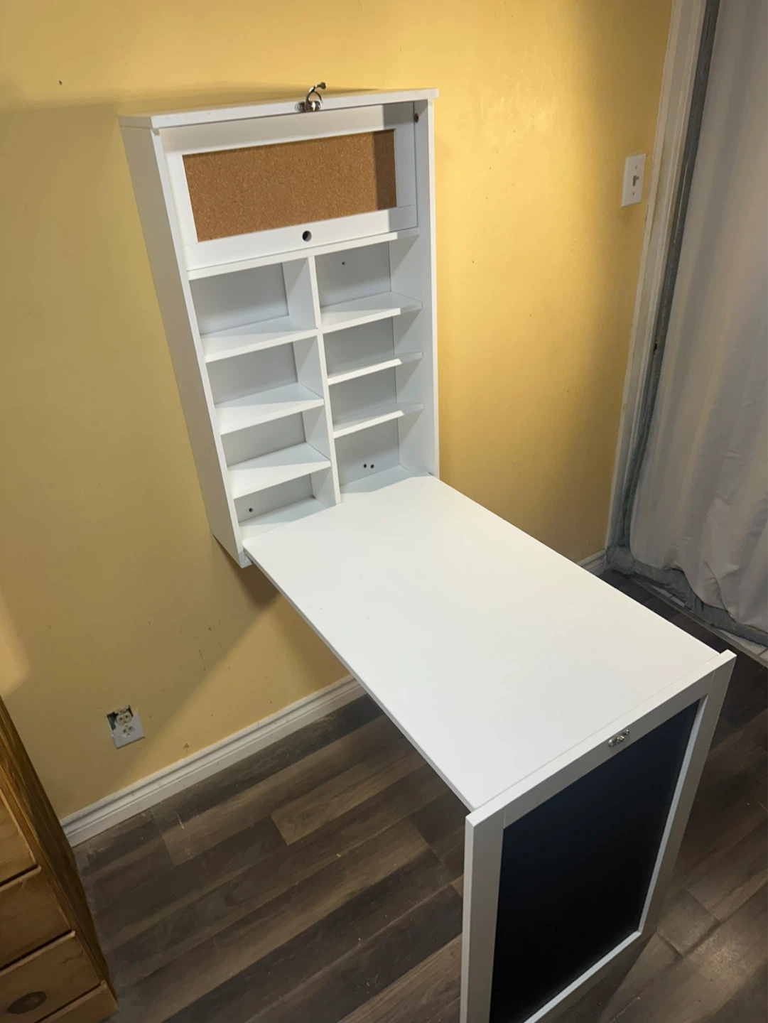 Wall‑Mounted Fold‑Out Desk/Organizer Cabinet – Space Saver - photo 5