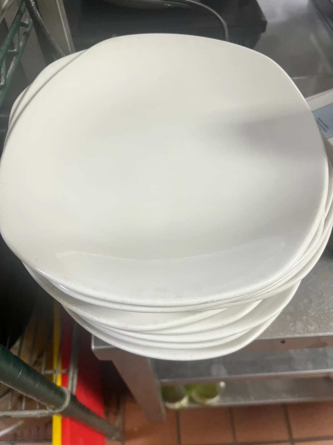 Stack of White Dinner Plates - photo 4