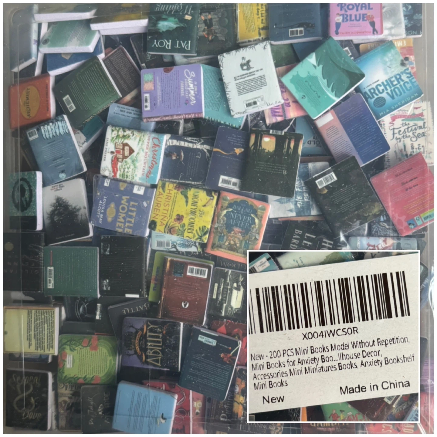 (Set) Mini Minature Books - *200 Pieces*