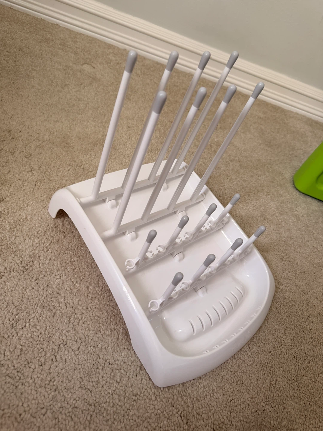 White Bottle Drying Rack