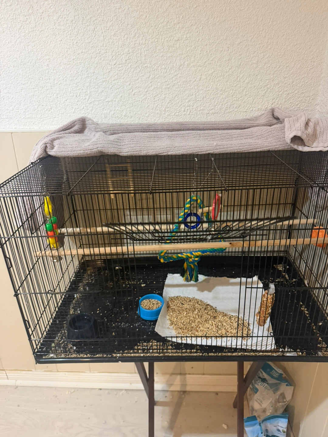 Copain Buddy Bird Cage and Accessories