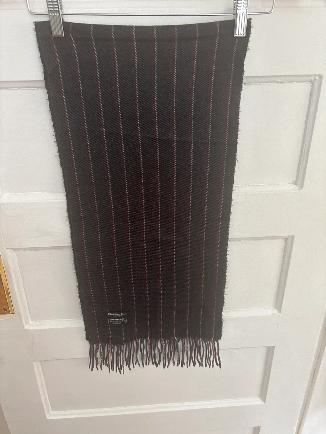 Christian Dior Monsieur Striped Cashmere Scarf - photo 3