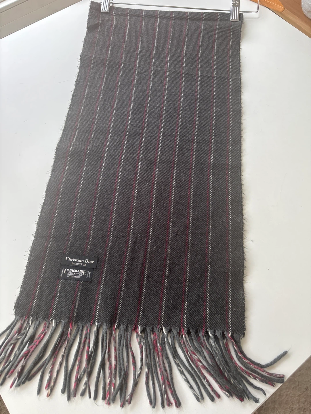 Christian Dior Monsieur Striped Cashmere Scarf - photo 4
