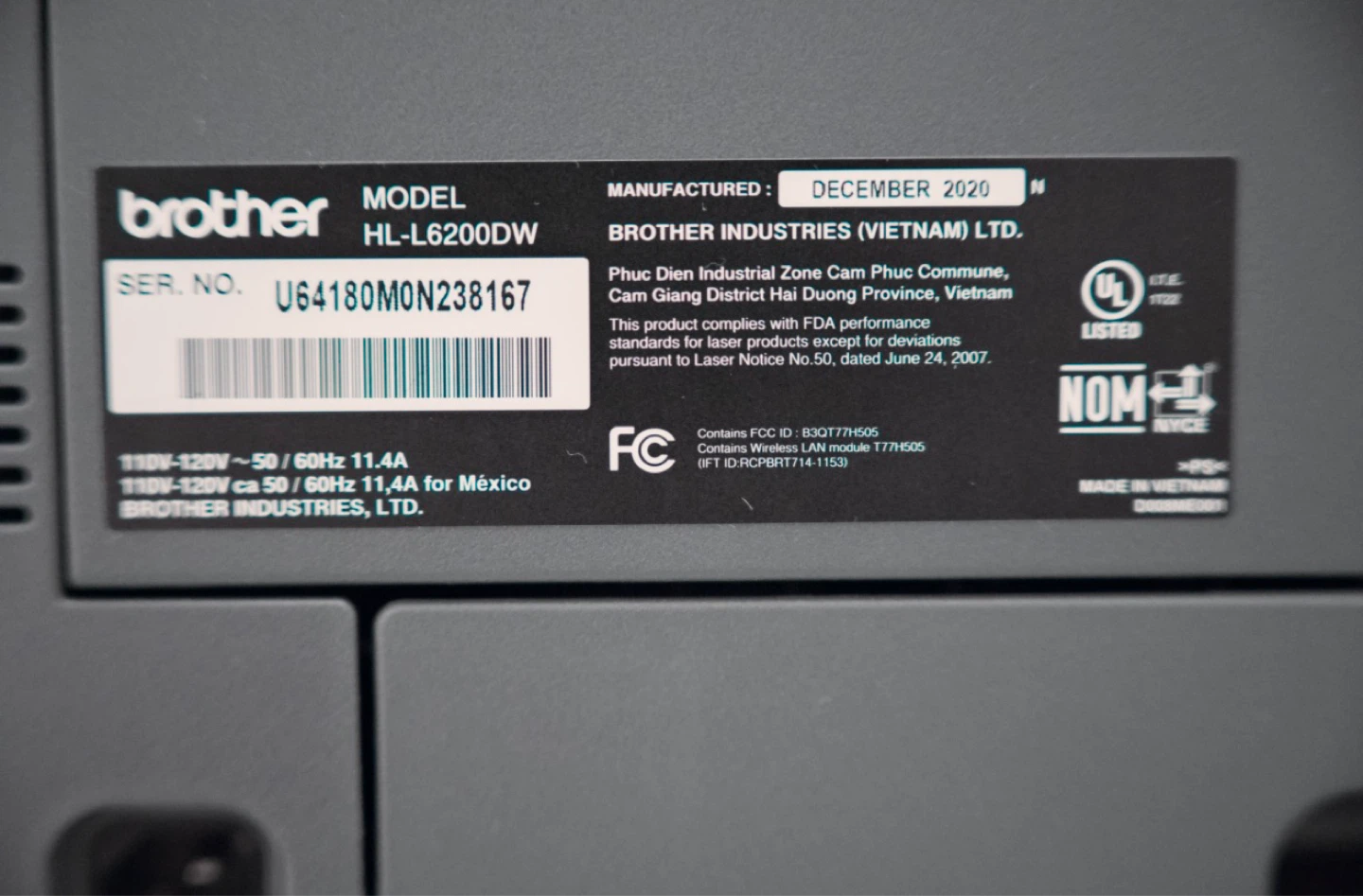 Brother HL-L6200DW Monochrome Laser Printer - photo 3