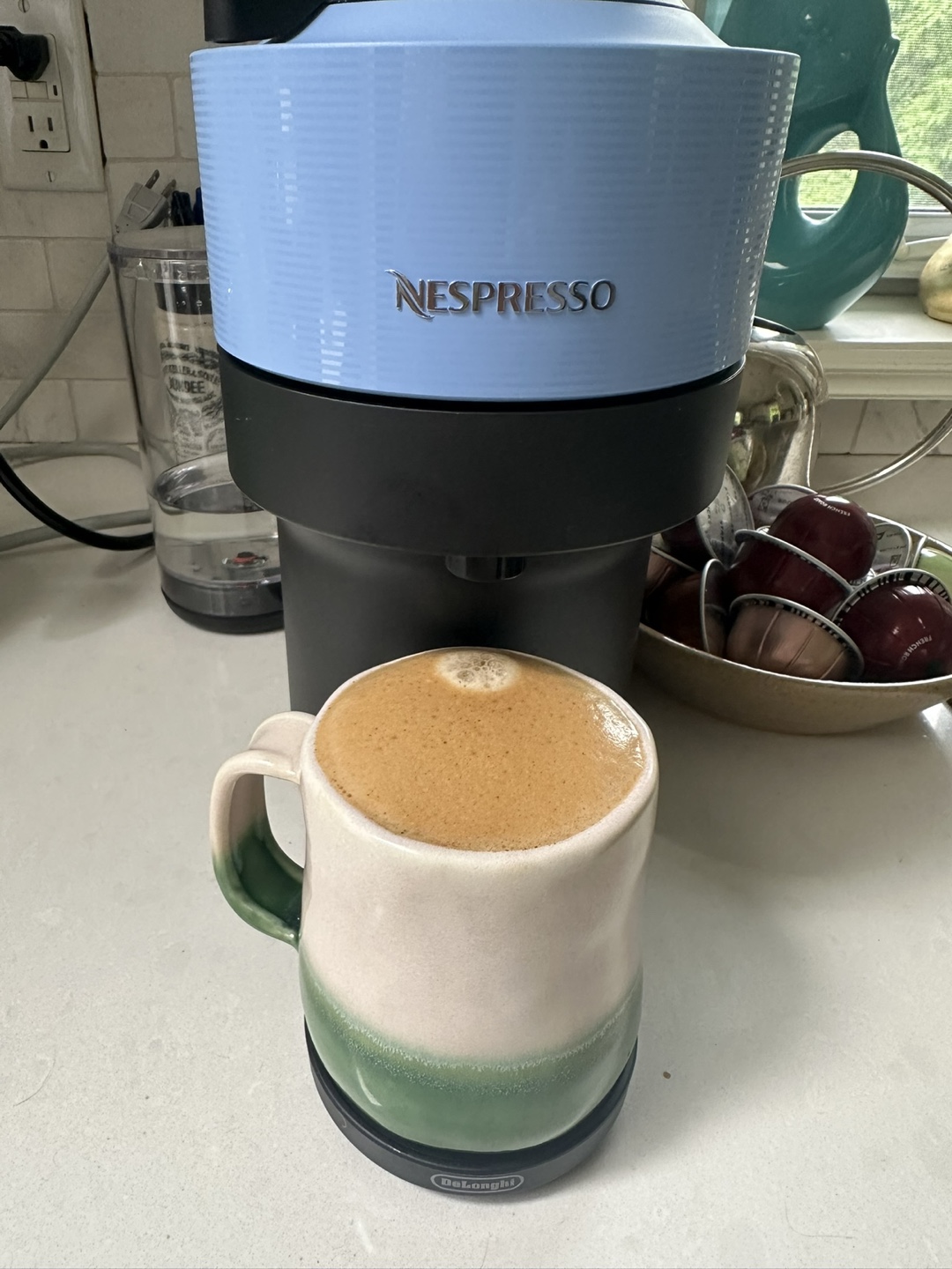 Nespresso VertuoPlus Coffee Machine - Light Blue