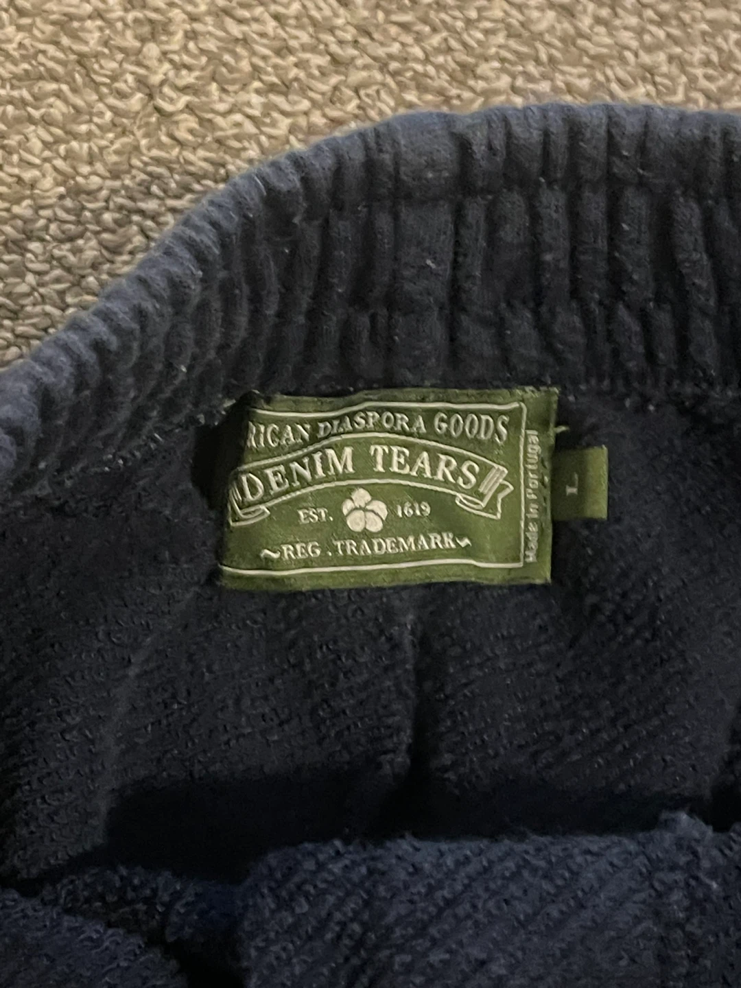 Denim Tears Navy Shorts Size L - photo 3