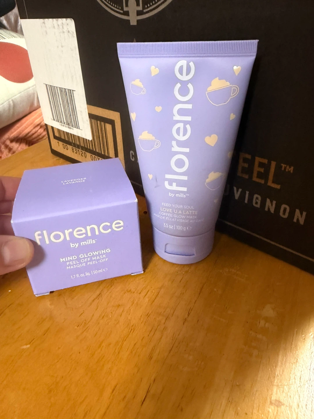 Florence glowing peel off mask and coffee U latte mask - photo 2