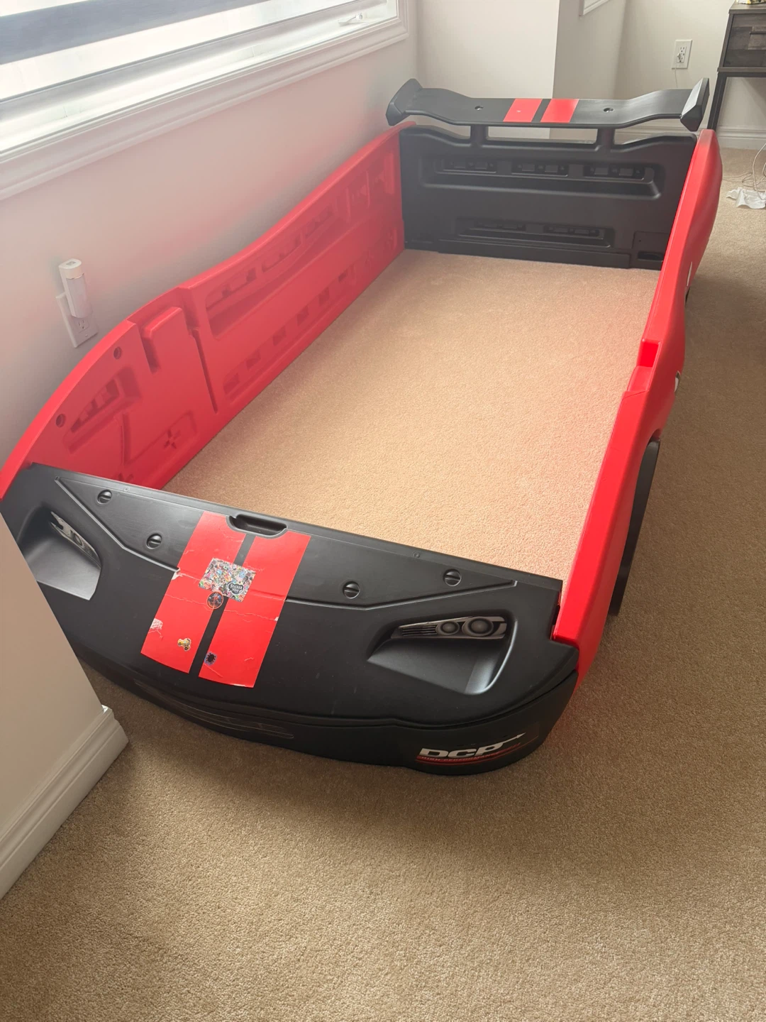 Toddler Race Car Bed - Red