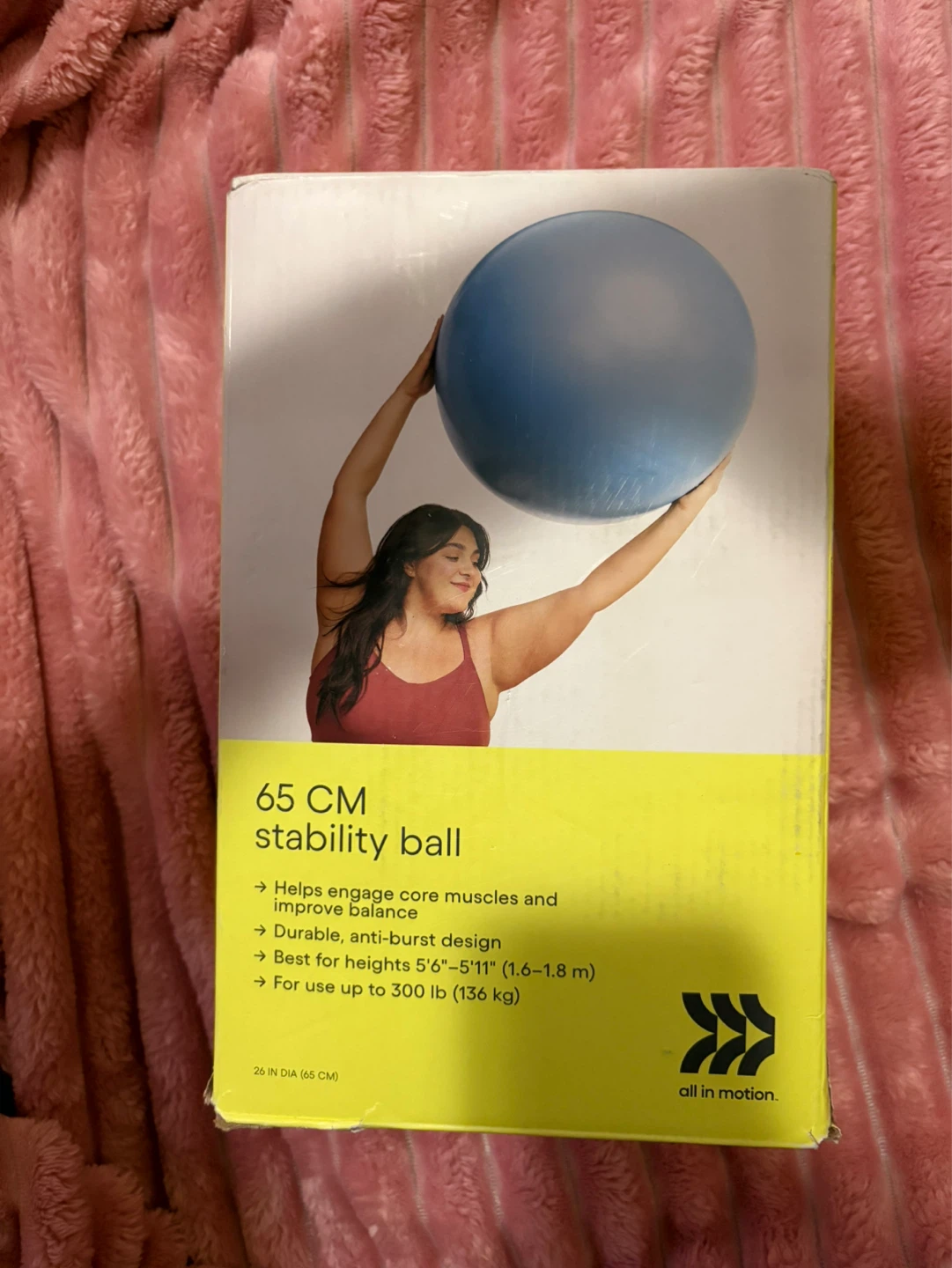 All in Motion 65 cm Stability Ball