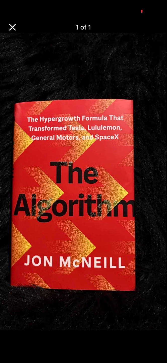 The Algorithm by Jon McNeill Book