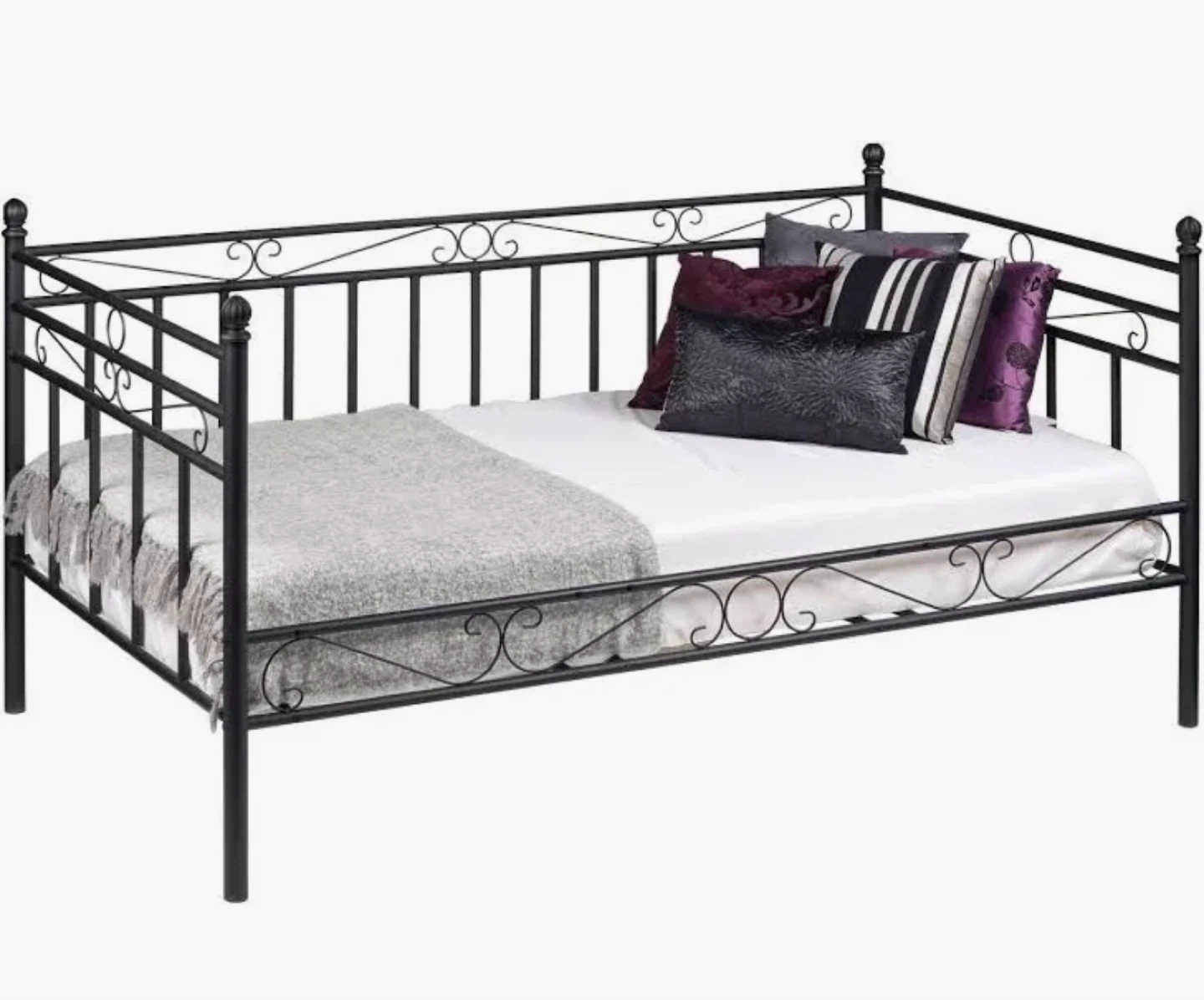 Black Metal Daybed Frame