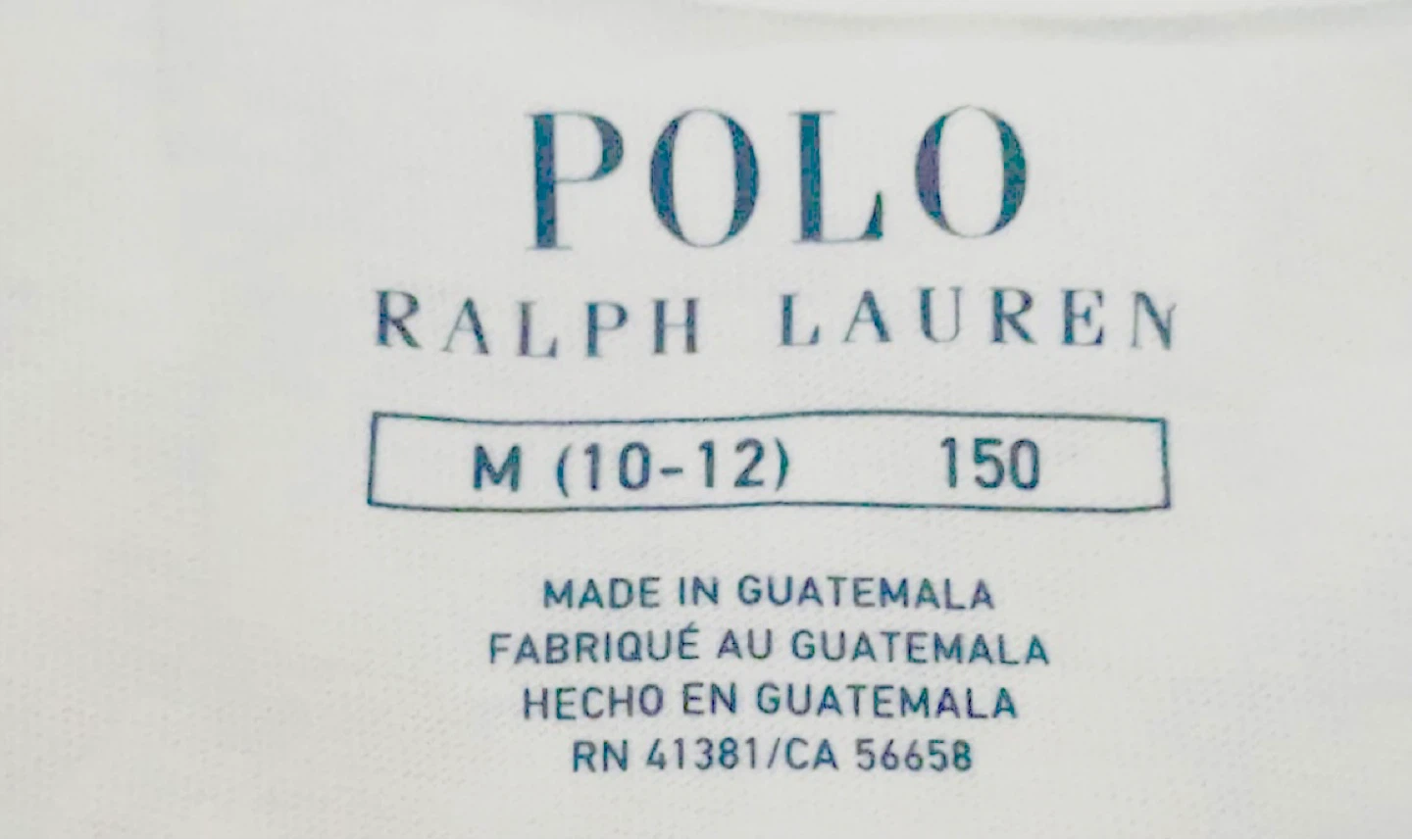 Children Polo Ralph Lauren Polo Bear T-Shirt Size M (10-12) - photo 3