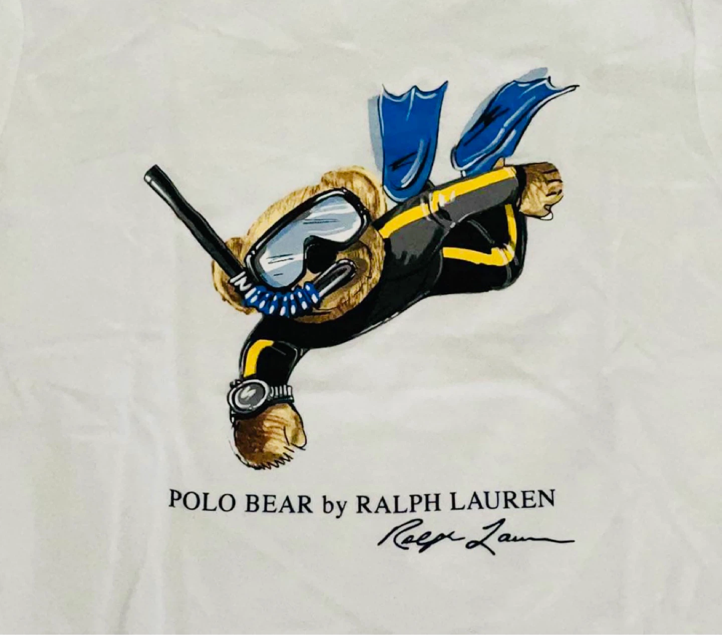 Children Polo Ralph Lauren Polo Bear T-Shirt Size M (10-12) - photo 2