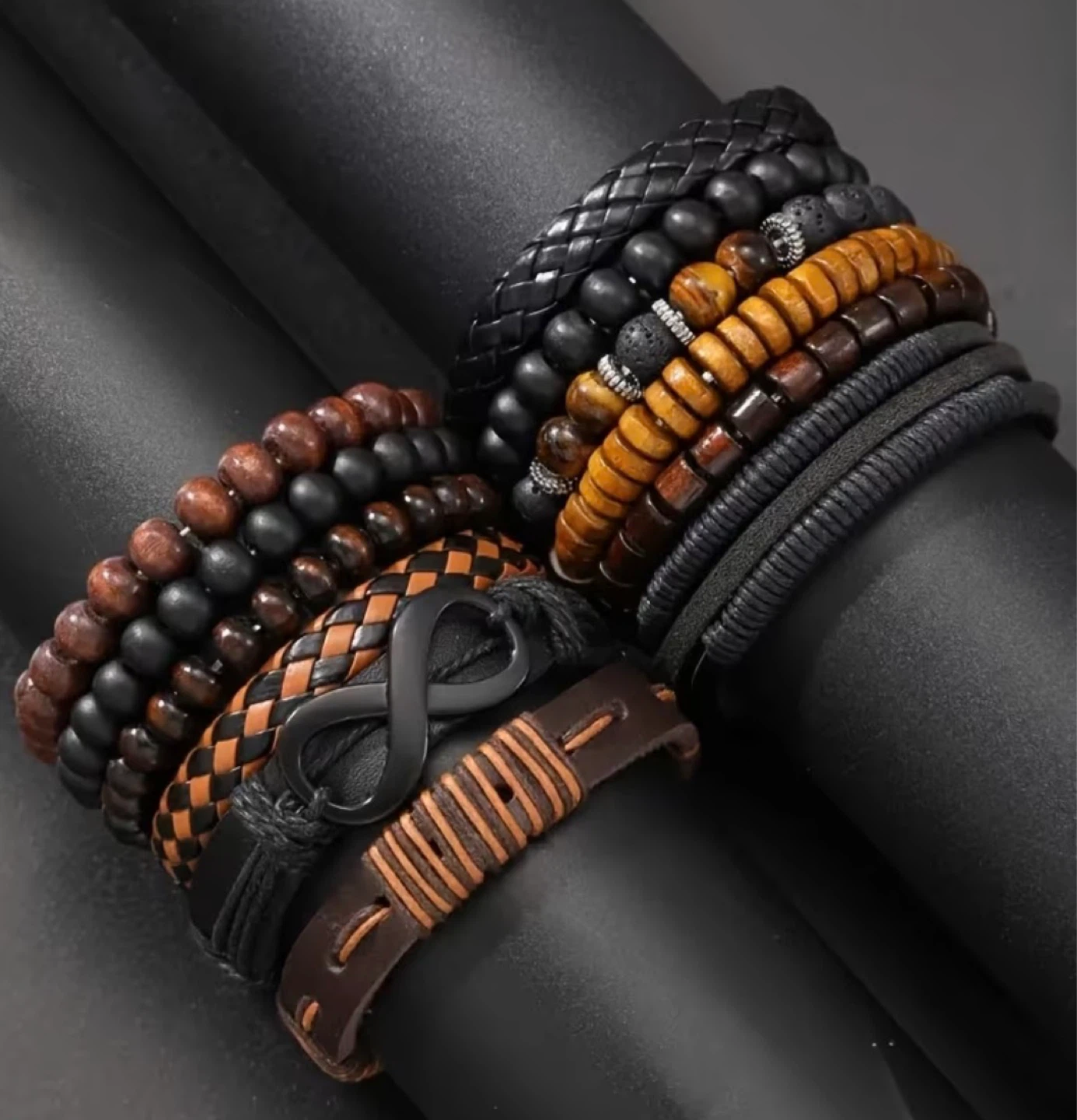 Men's Bracelets Set - Assorted Styles