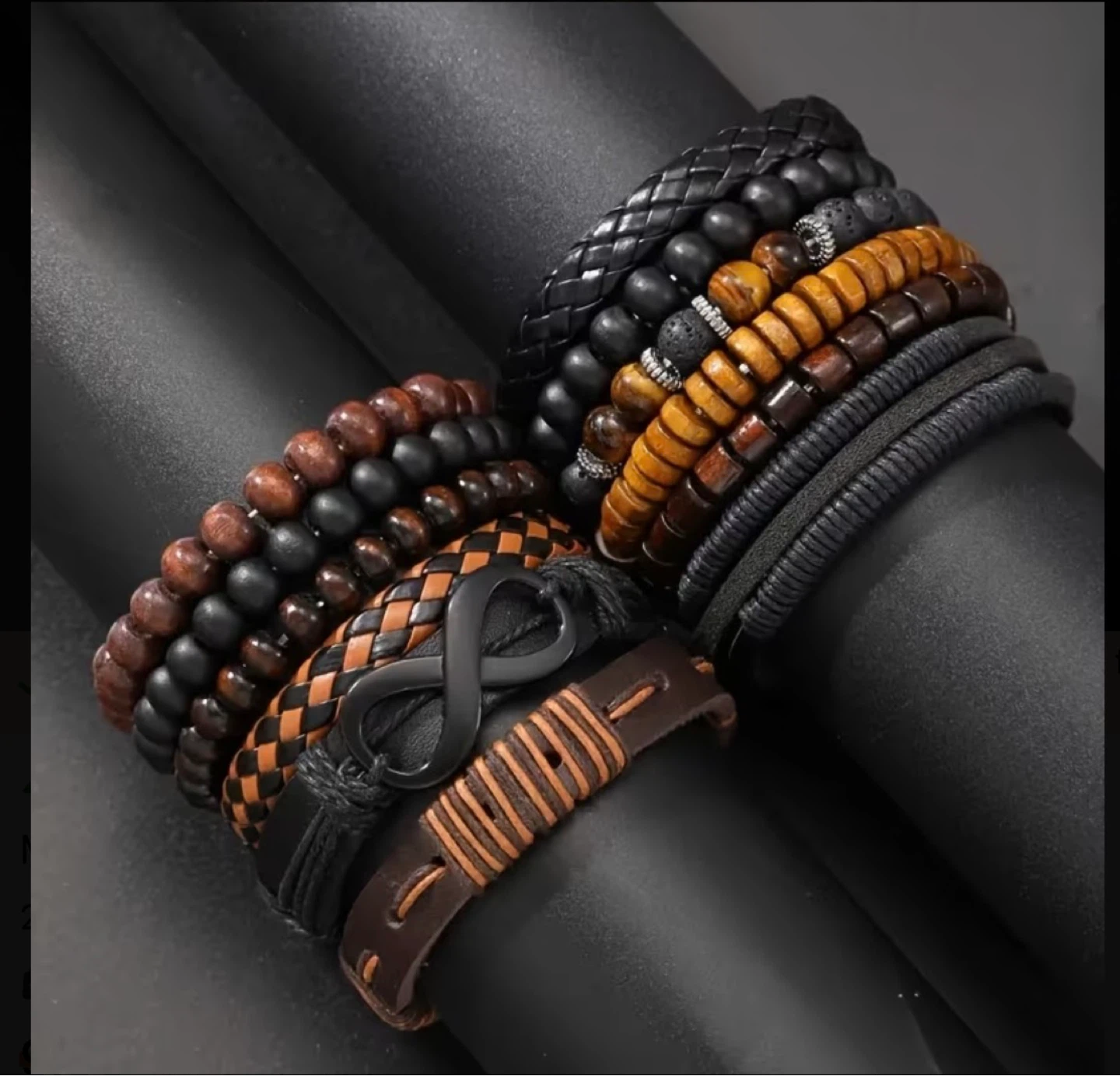Men's Bracelets Set - Assorted Styles - photo 2