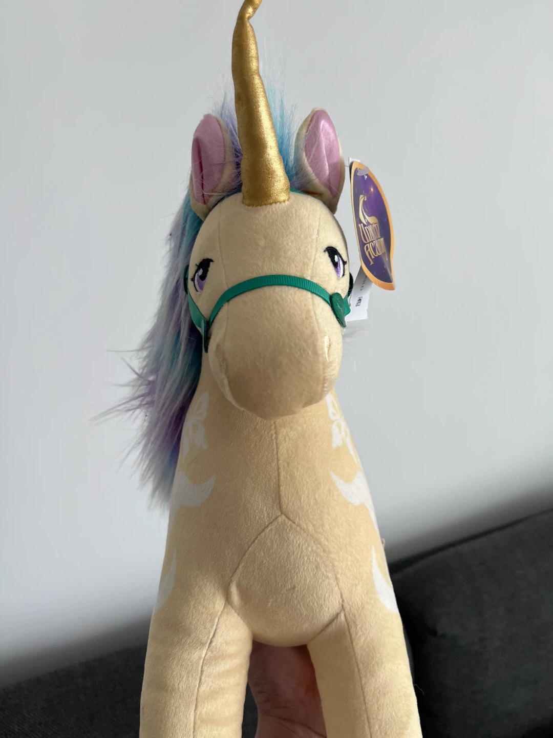 Unicorn Academy OfficialPlush Toy, Yellow, 15" - photo 2