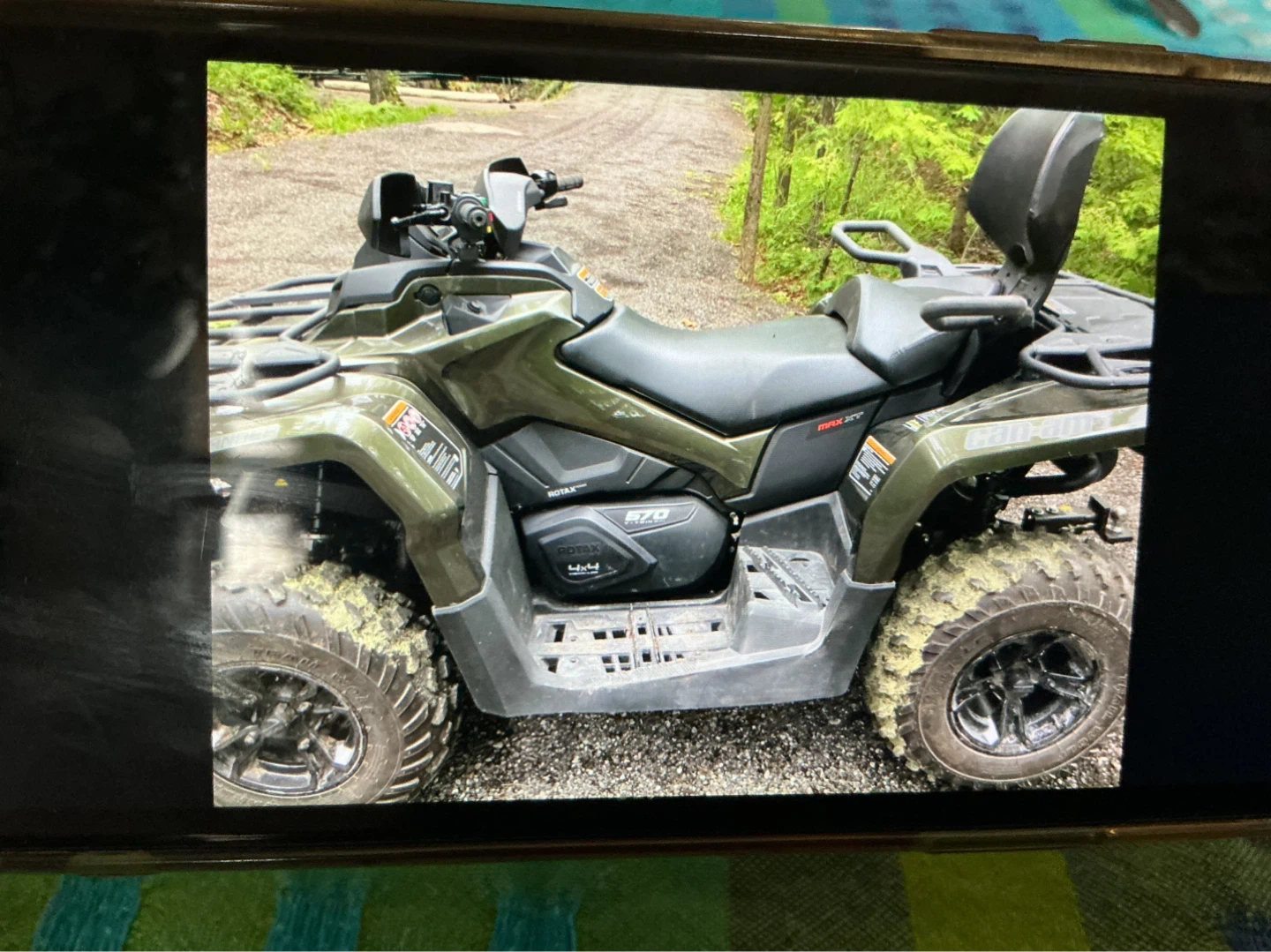 Can-Am Outlander MAX 570 ATV with Trailer