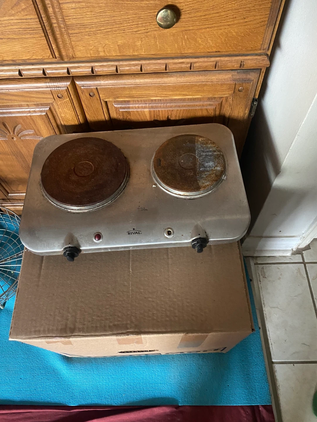 Rival Electric Double Burner Hot Plate