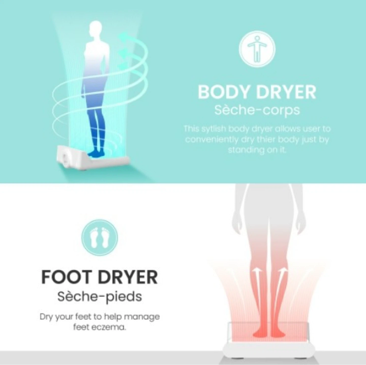 Vovo Body & Foot Dryer - photo 2