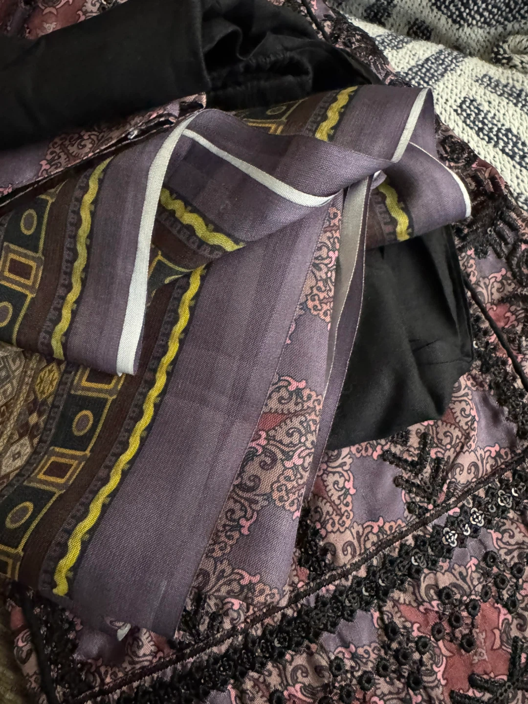 Embellished Kameez with Tassel Detail