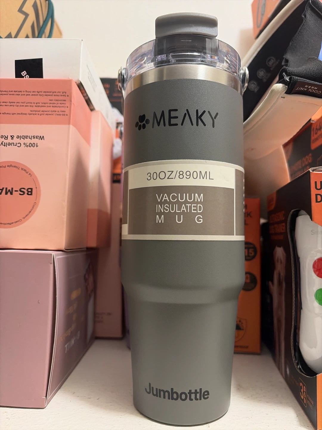 MEAKY Jumbobottle 30oz/890mL Vacuum Insulated Mug