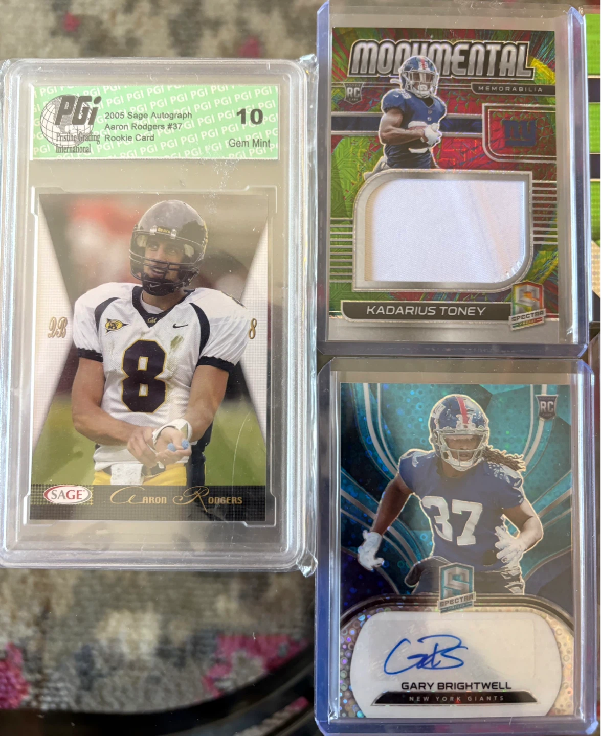 NFL Card Collection - Graded, Autographs, Jersey, Rookie cards