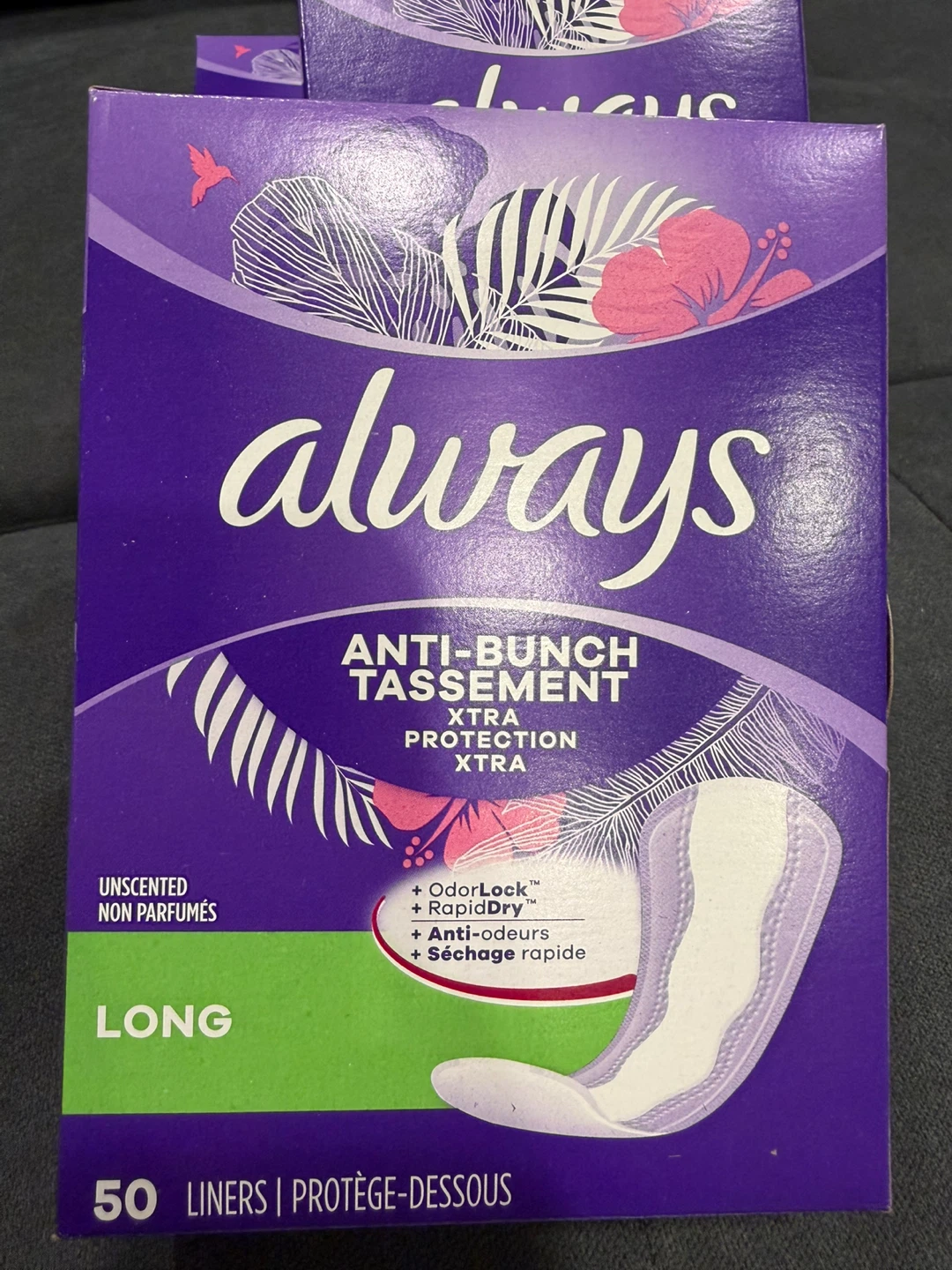 Always Long Unscented Panty Liners (3x 50-pack)