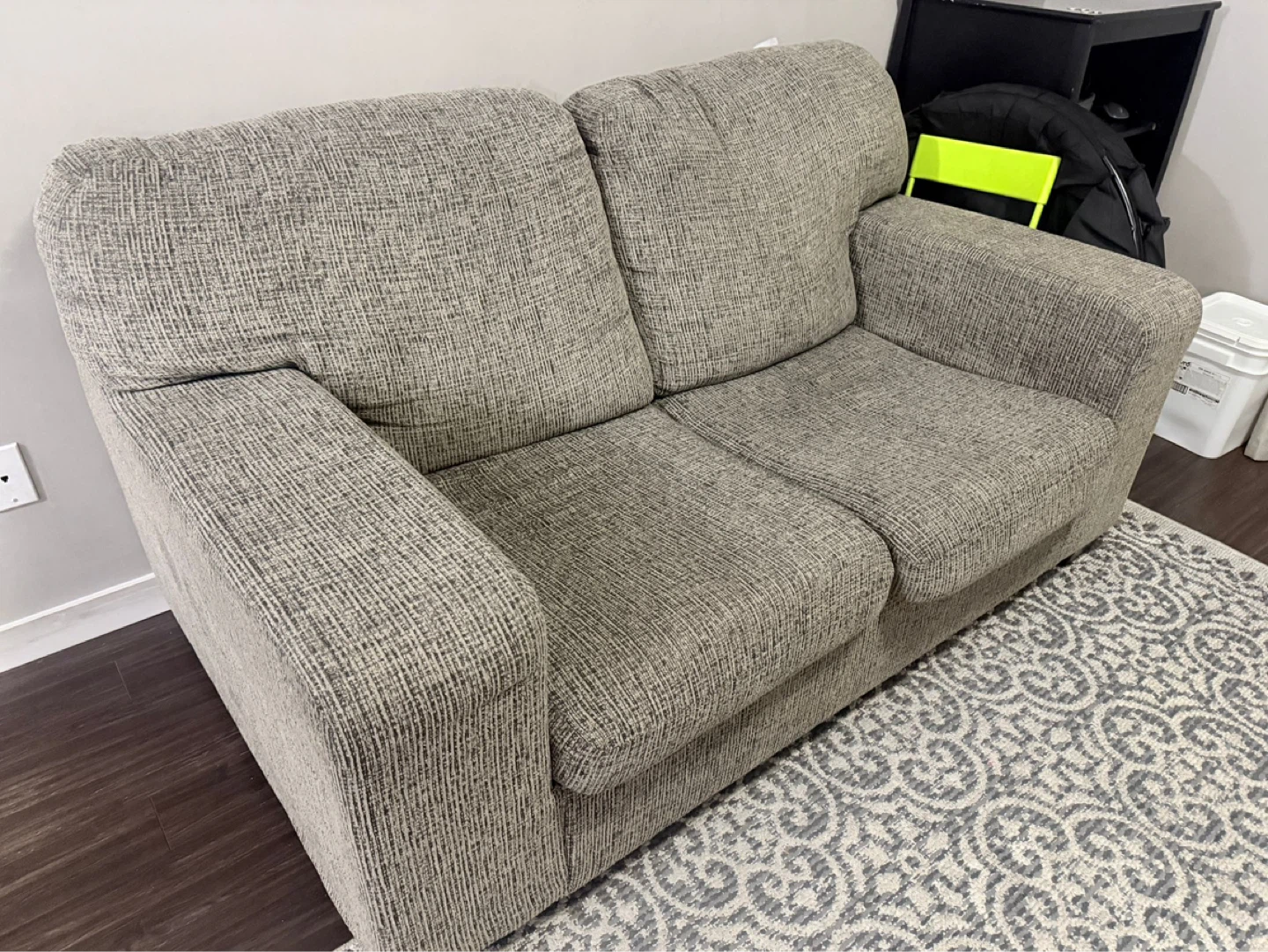 Grey Loveseat Sofa