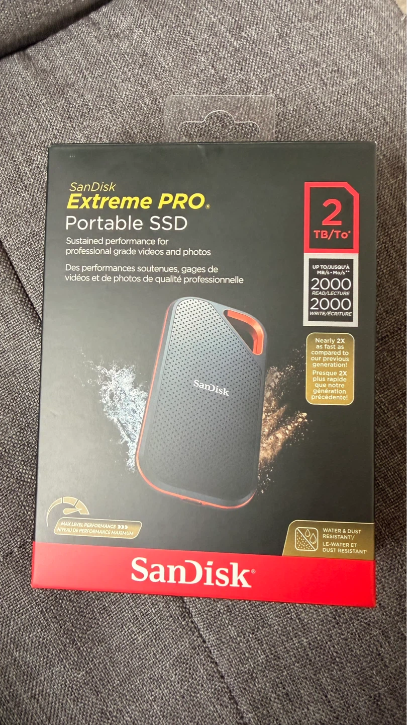 SanDisk Extreme PRO Portable SSD 2TB