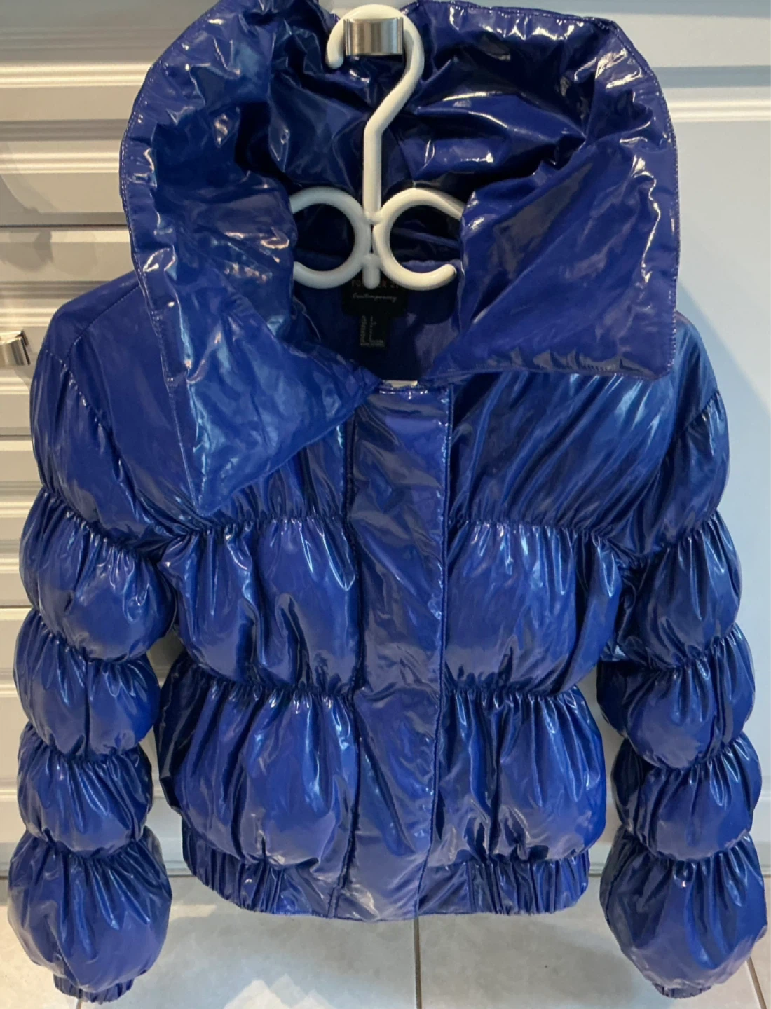 Forever 21 Puffer Jacket - Royal Blue - photo 3