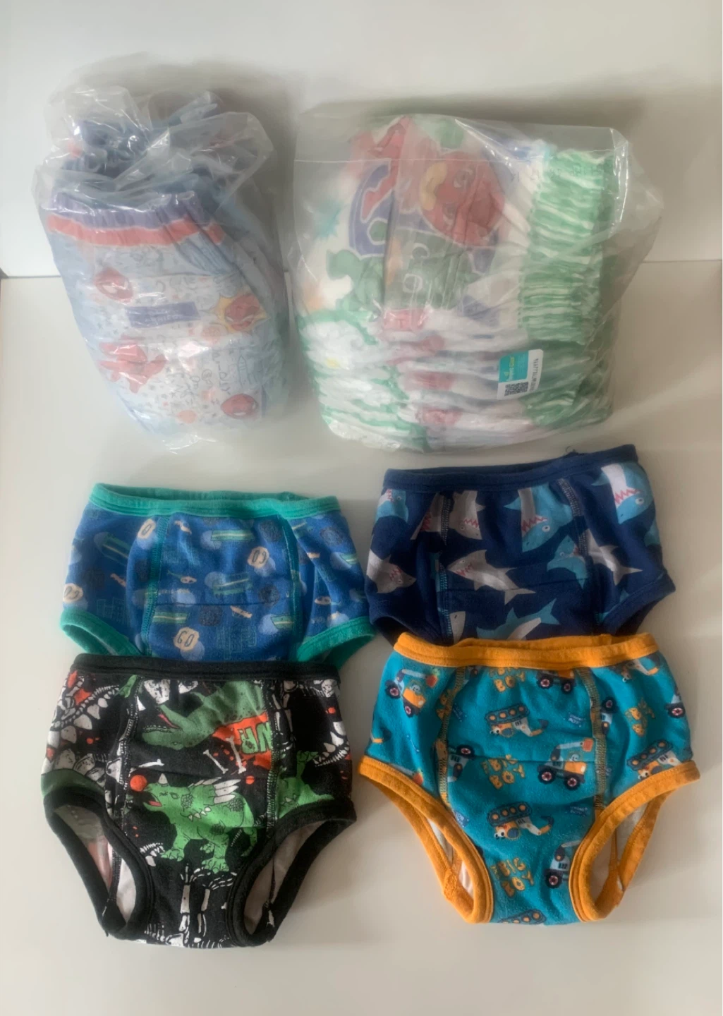 MooMoo Baby 4T Training Pants and Pull-Ups Lot