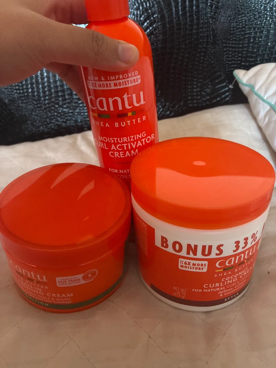 Cantu Shea Butter Curl Activator Cream & Curling Cream Set