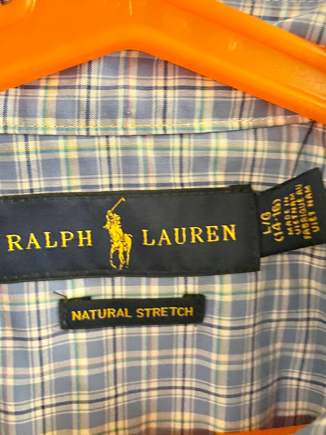 Children Polo Ralph Lauren Button-Up Shirt- Size L - photo 3