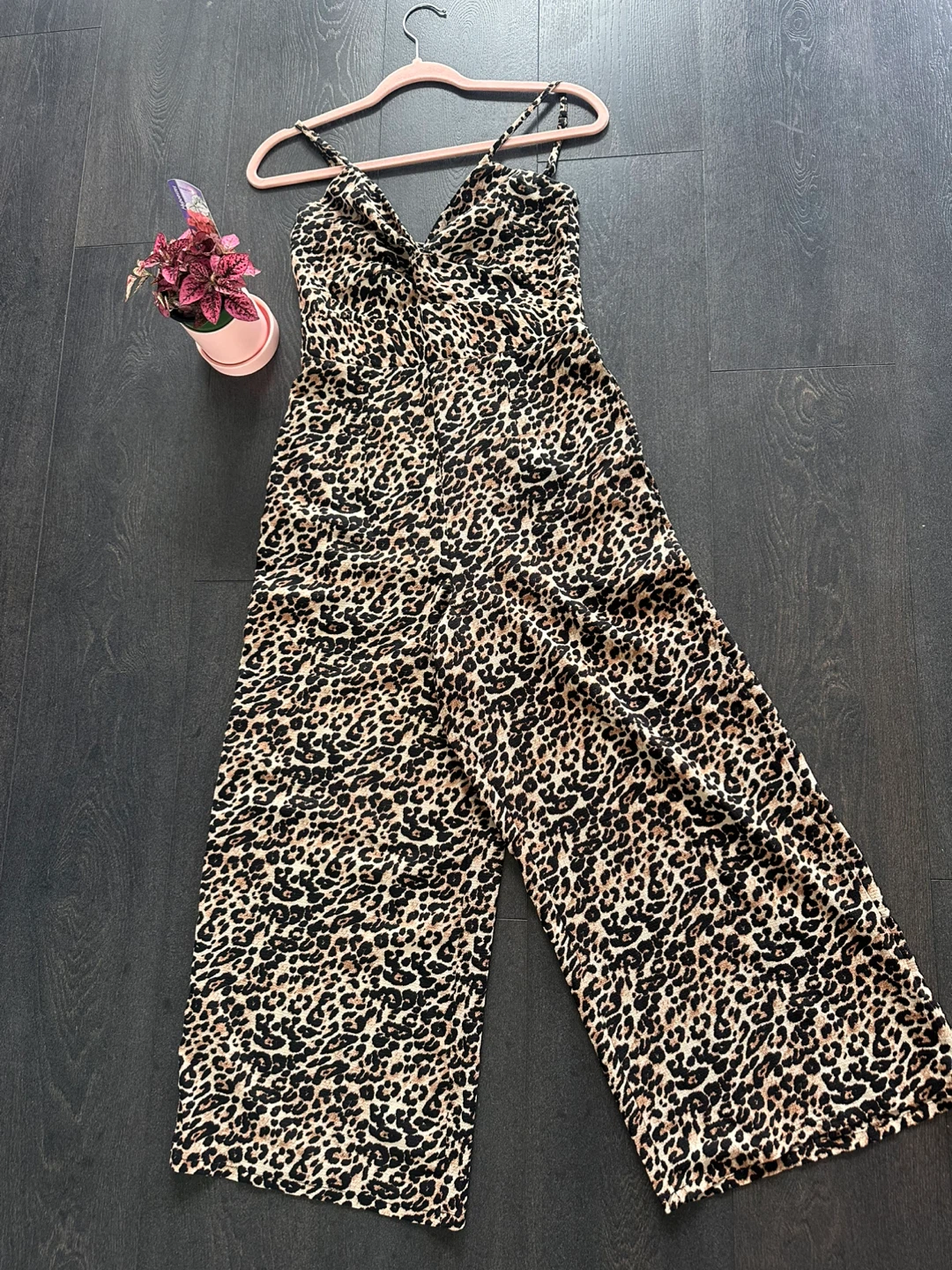 Leopard Print Wide Leg Jumpsuit - photo 3